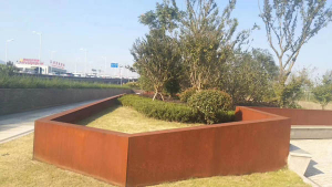 三沙耐候钢挡土墙